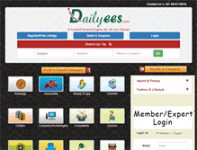 Tablet Screenshot of dailyees.com